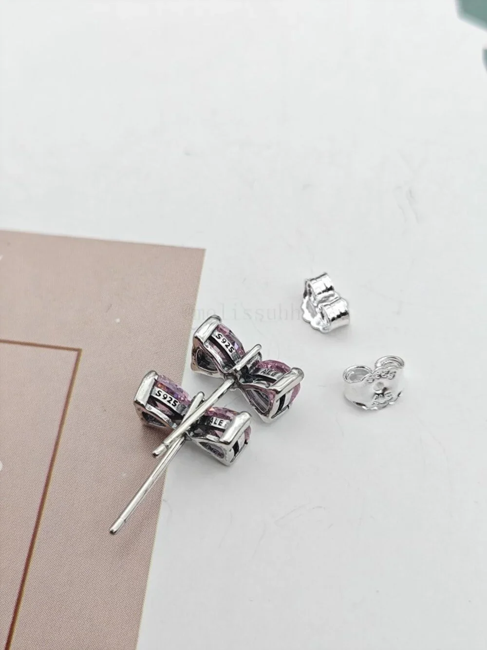 Pandora Bow Stud Earrings